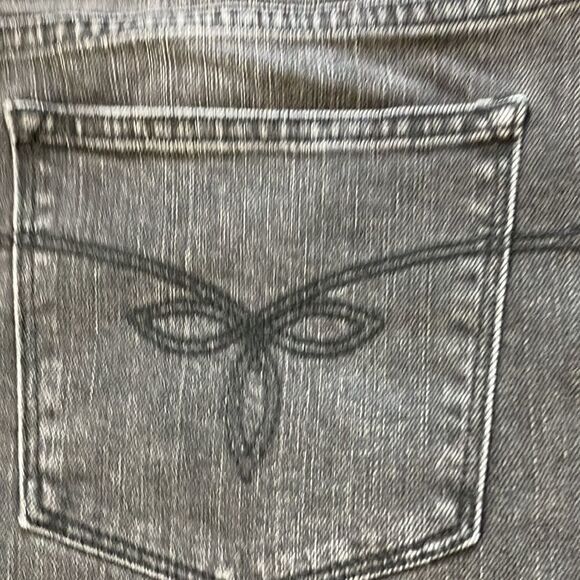 Ted Baker London Distressed Unisex Black Jeans - Picture 7 of 7